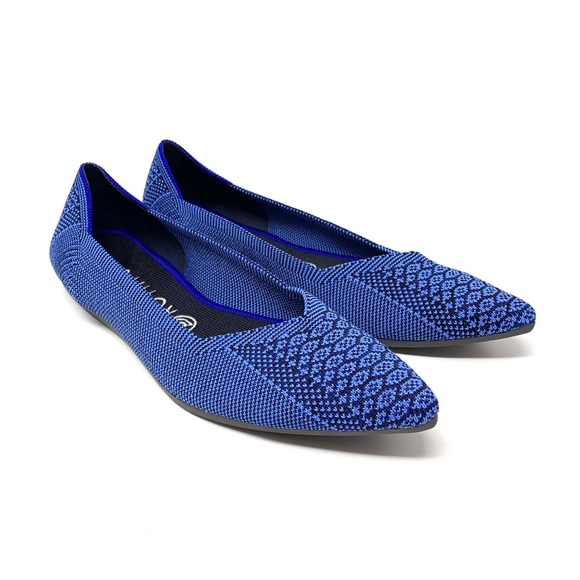 Rothy's | Shoes | Rare Rothys The Point Blue Lapis Python Snake Print ...